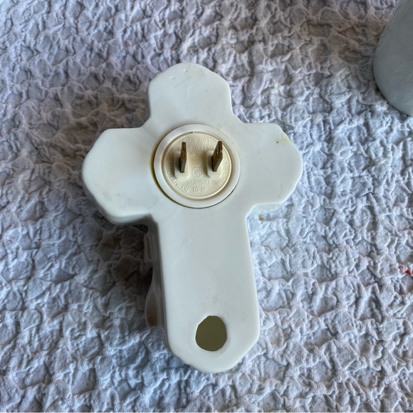 Vintage Enesco Precious Moments night lite Jesus Loves me figurine lot - Picture 13 of 13